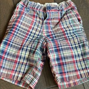 Preppy plaid shorts